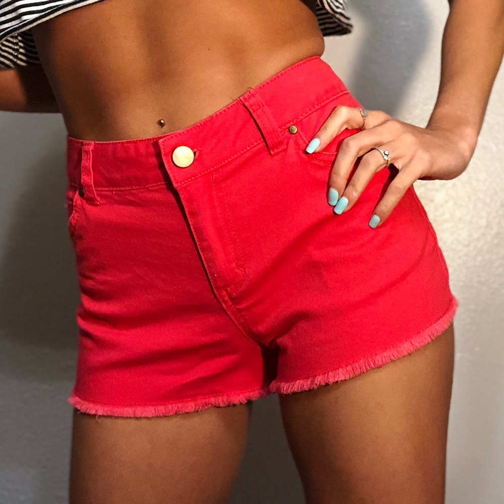 Forever 21 red shorts
